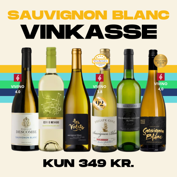 SAUVIGNON BLANC SMAGEKASSE - 6 flasker