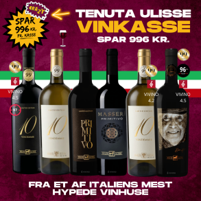Tenuta Ulisse smagekasse m. 6 forskellige flasker