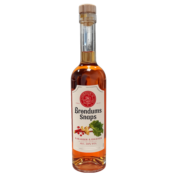Br�ndums Kryddersnaps Rabarber & Ingef�r 50 cl. - 30%