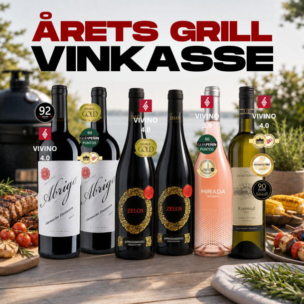  �RETS GRILL VINKASSE - 6 flasker for KUN 399 kr.