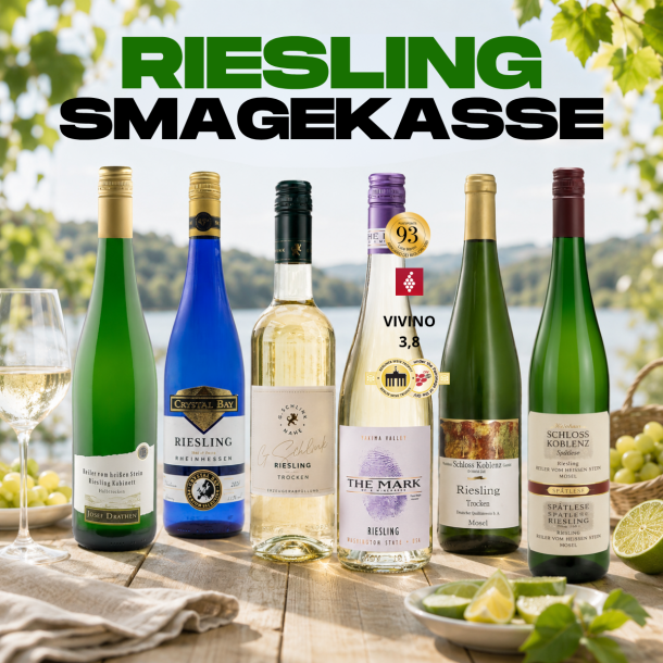 Riesling smagekasse - 6 flasker KUN 499 KR.