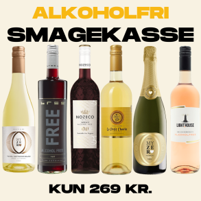 Alkoholfri smagekasse - 6 flasker
