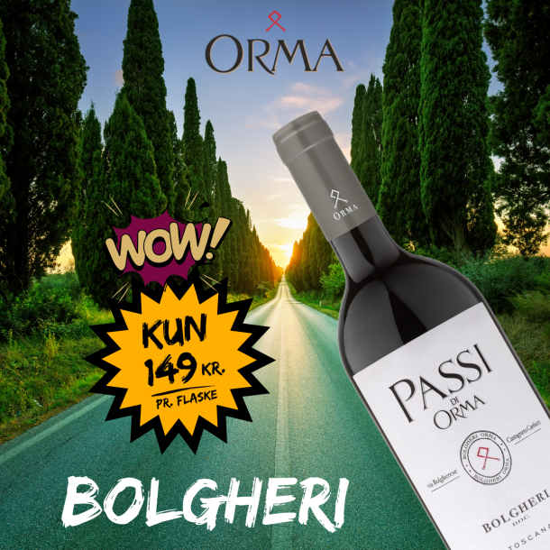 Passi di Orma DOC Bolgheri 2021 - UDSALG!