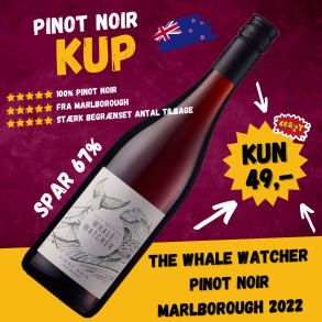 The Whale Watcher Pinot Noir Marlborough 2022 13%