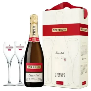 Piper-Heidsieck Champagne Essentiel Cuve Rserv inkl. 2 glas 75 cl. - 12%