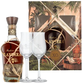 Planterey XO 20th Anniversary Rom + 2 glas 70 cl.  40%