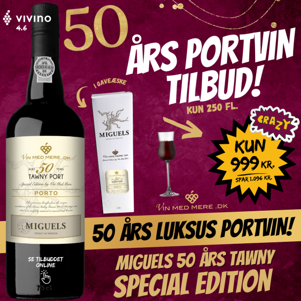 50 RS Miguels Tawny Portvin - Special Edition By VinMedMere 75 CL.
