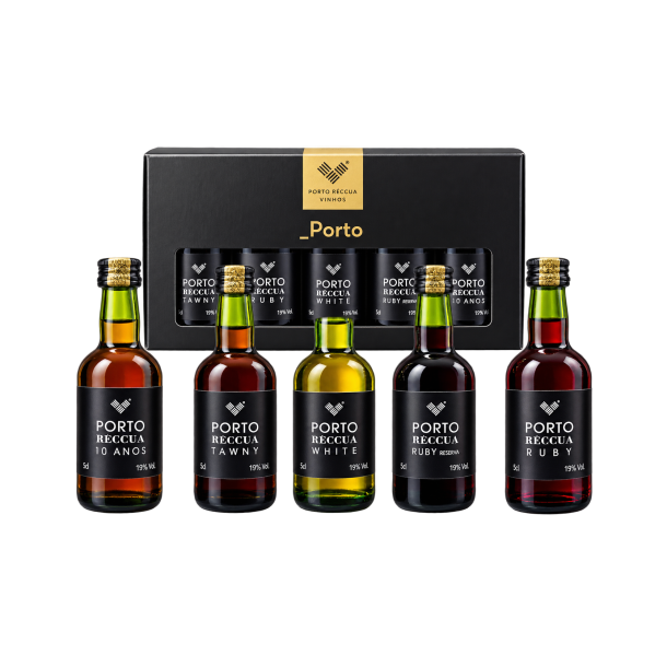 Porto Reccua Portvins - gave�ske med 5 x 5 cl. flasker
