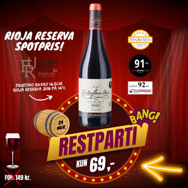 Faustino Rivero Ulecia Rioja Reserva 2019 13,5%