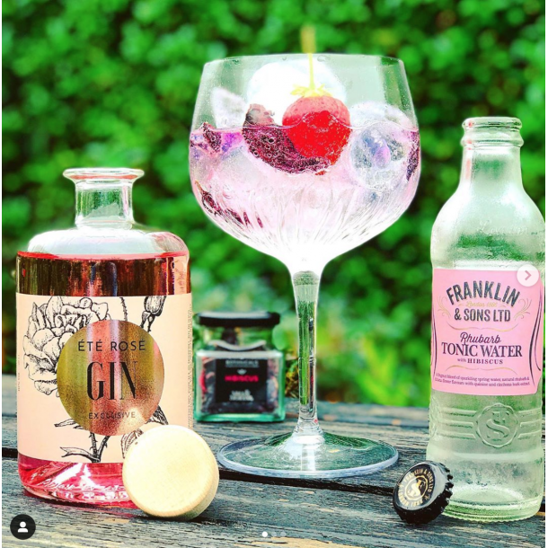 ÉTÉ ROSÉ GIN EXCLUSIVE 40% 50 CL.