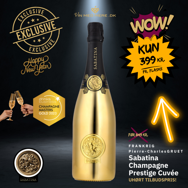 Sabatina Champagne Prestige Cuve 12% 75 CL.