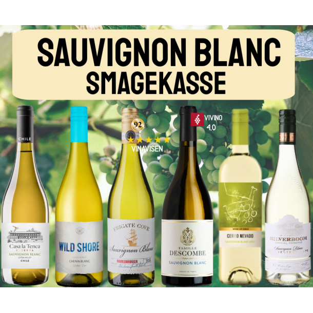 SAUVIGNON BLANC SMAGEKASSE - 6 flasker