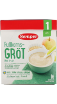 Semper Fuldkornsgrød frugt 12 mdr.