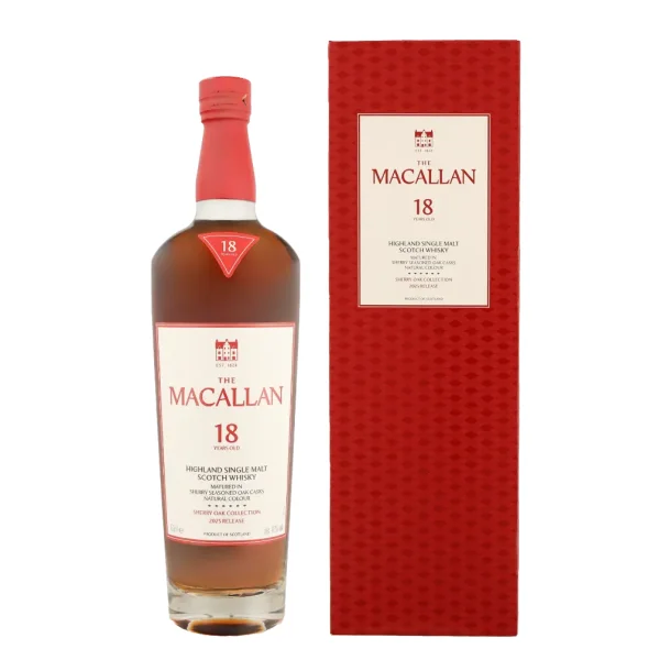 Macallan Sherry Oak Cask 18 rs release 2025 Whisky 70 cl. - 43%