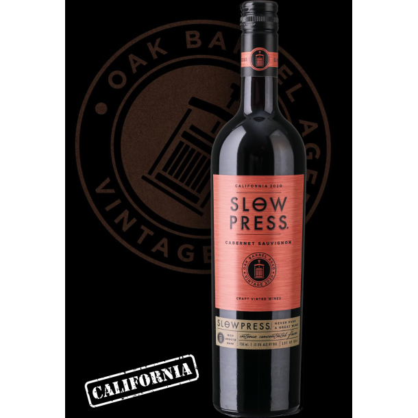 Slow Press Cabernet Sauvignon Oak Barrel 2020 Californien