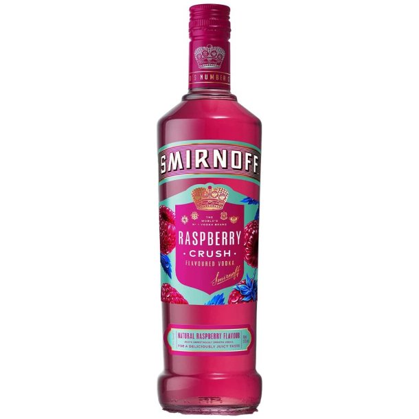Smirnoff Vodka Raspberry Crush 70 cl. - 37,5%