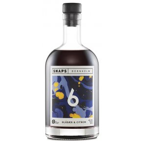 Snaps Bornholm No. 6 Blåbær & Citron Øko 50 cl. - 40% 