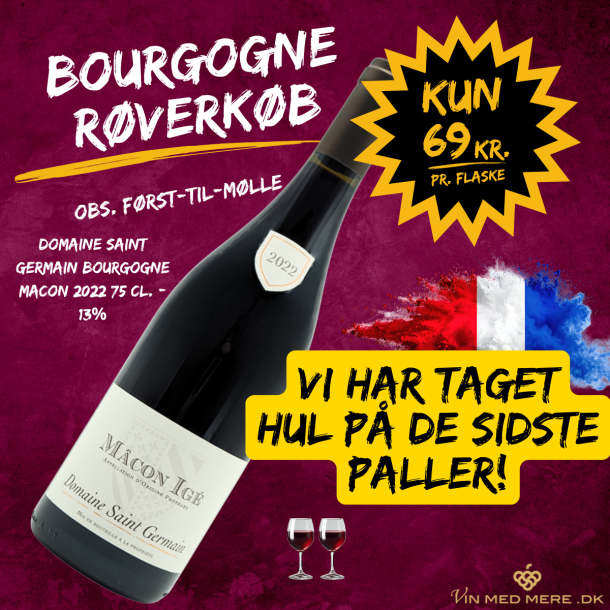 Domaine Saint Germain Bourgogne Macon 2022 75 cl. - 13% 