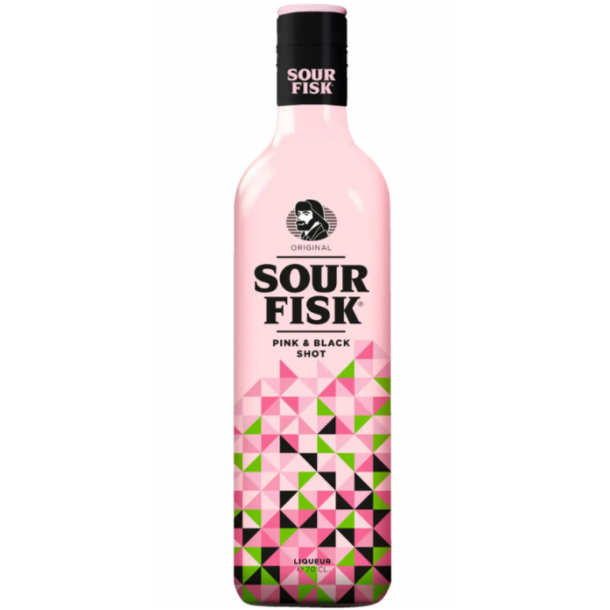 Sour Fisk Pink & Black 70 cl. 15%