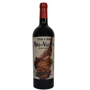 Steak & Wine Mas de Victor Reserva 2013 75 cl. 13,5%