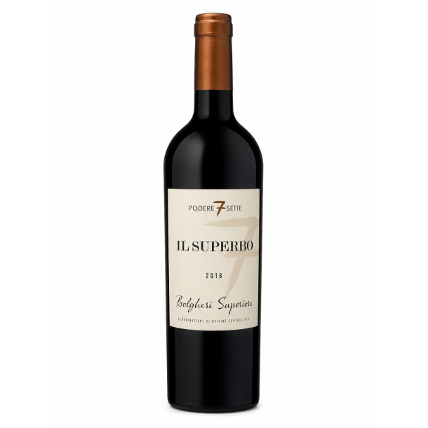Podere 7 Sette IL SUPERBO DOC Bolgheri Superiore 2018 