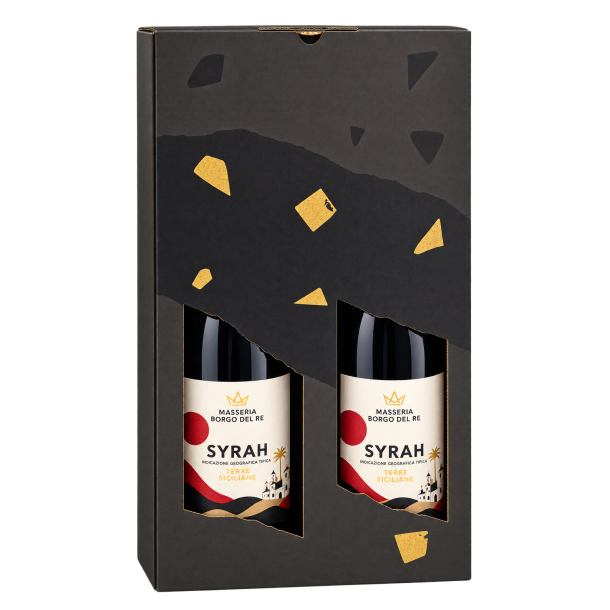 Gave�ske m. 2 flasker r�dvin 199 kr.