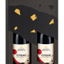 Gave�ske m. 2 flasker r�dvin 199 kr.