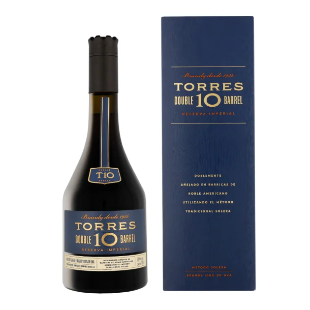 Torres Brandy 10 års Double Barrel 100 cl. - 38%