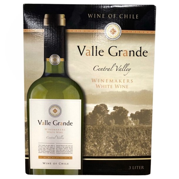 Valle Grande Winemakers White BiB 300 cl. - 12% 