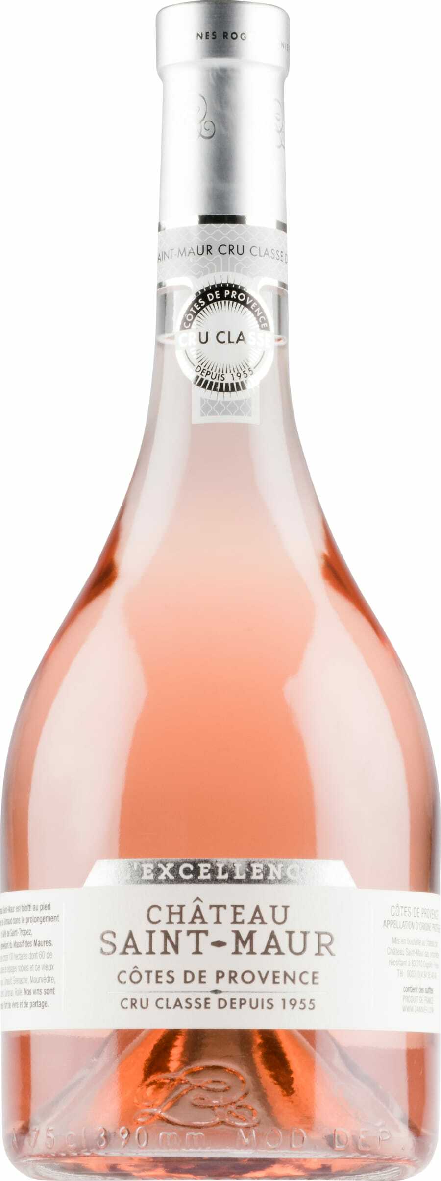 Château SaintMaur Cru Classé Rosé L'Excellence Provence 75 CL