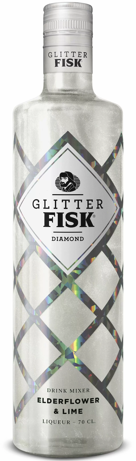 Glitter Fisk Diamond Likør cl - 15% - LIKØR VIN MED .DK