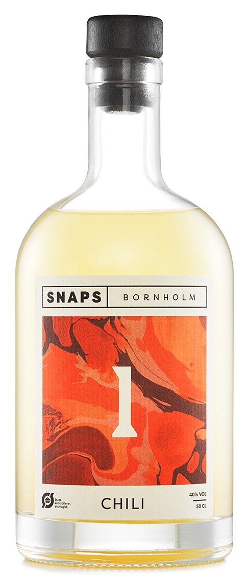 Snaps Bornholm No. 1 Chili Øko 50 cl. 40% - DANSK SNAPS - VIN MED MERE .DK