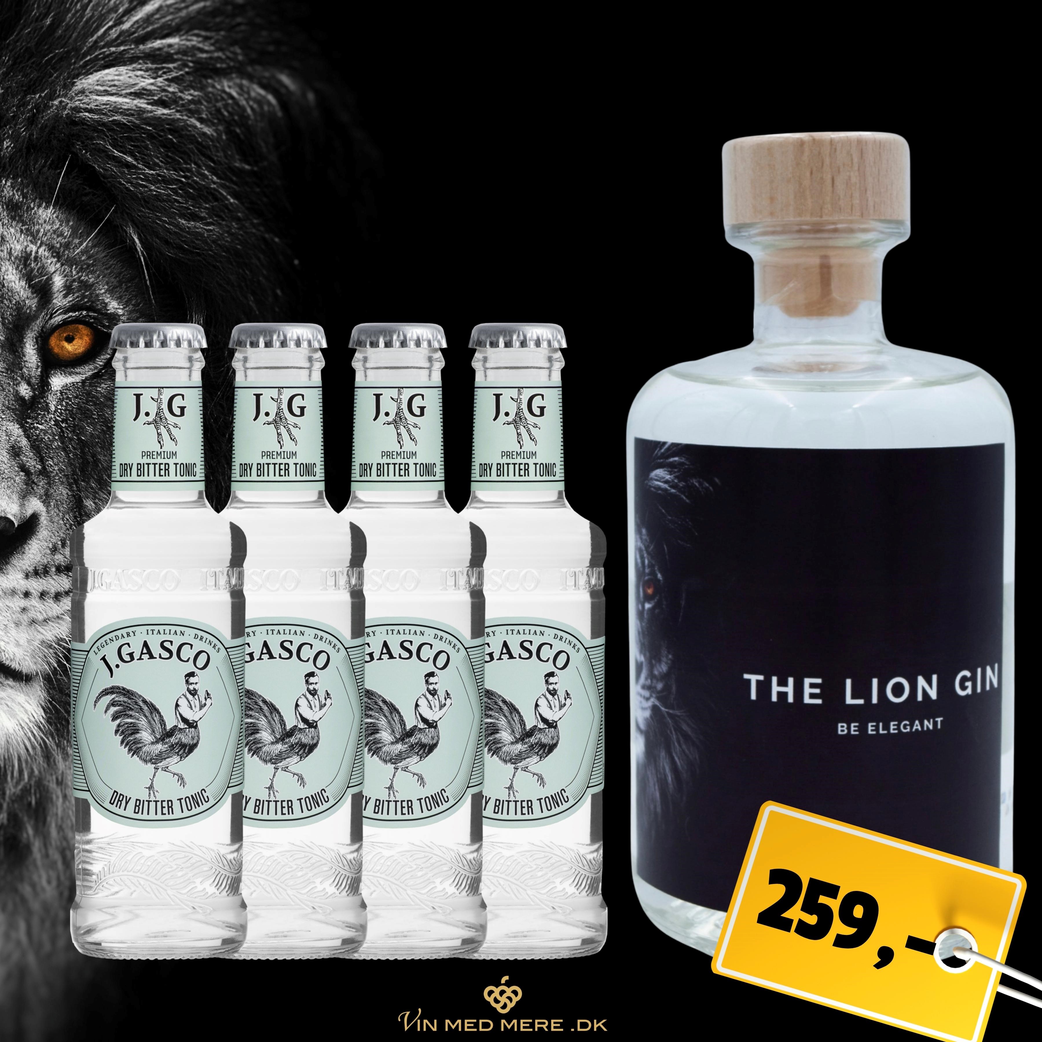 The Lion Gin & Tonic Kit DRINKSPAKKER VIN MED MERE .DK